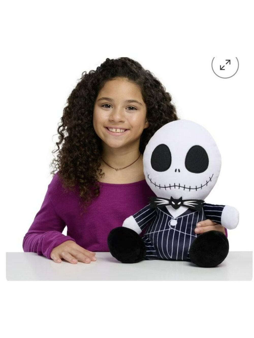 Disney Tim Burtons Nightmare Before Christmas Jack Skellington Plush Doll